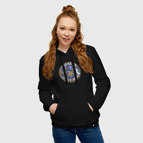 Женская толстовка-худи There is only war арт / Черный – фото 3