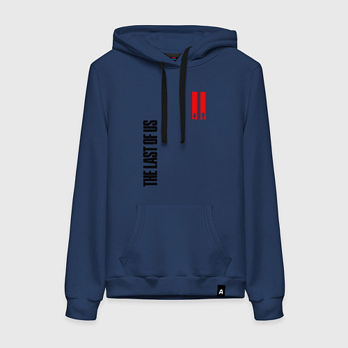Женская толстовка-худи THE LAST OF US II / Тёмно-синий – фото 1