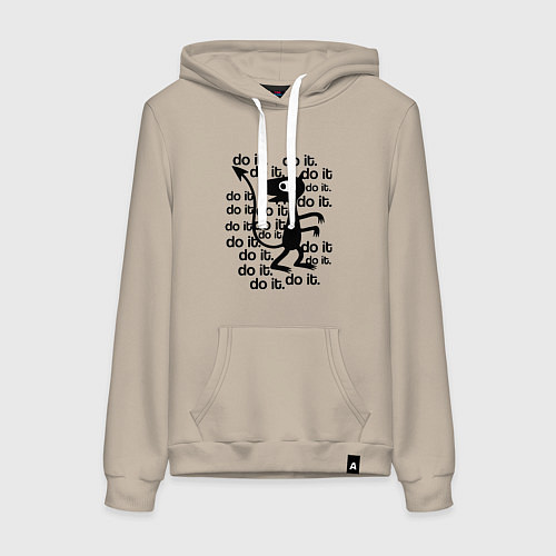 Женская толстовка-худи РАЗОЧАРОВАНИЕ / Миндальный – фото 1