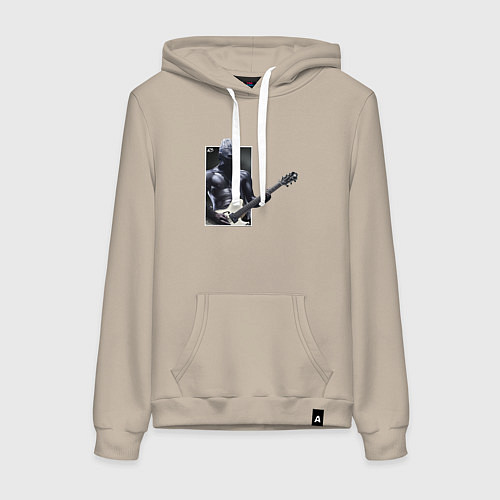 Женская толстовка-худи Уэс / Миндальный – фото 1