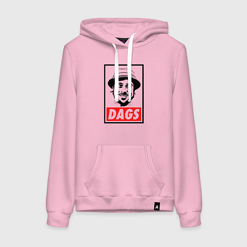 Женская толстовка-худи Snatch: Dags / Светло-розовый – фото 1