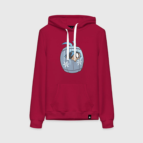 Женская толстовка-худи Бомбочка Кэйа / Маджента – фото 1