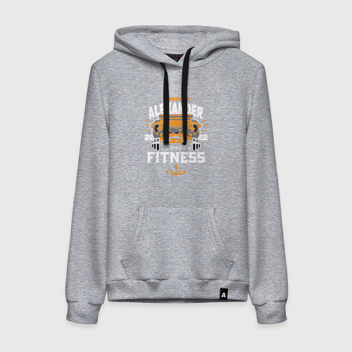 Женская толстовка-худи АЛЕКСАНДР ЖЕЛЕЗНЫЙ КУЛАК ELDEN RING / Меланж – фото 1