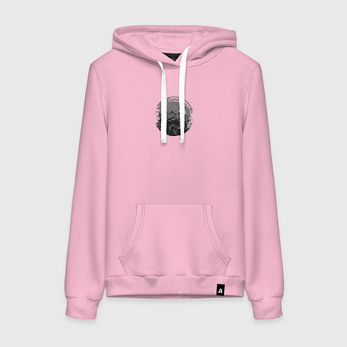 Женская толстовка-худи Бездорожье и внедорожник / Светло-розовый – фото 1