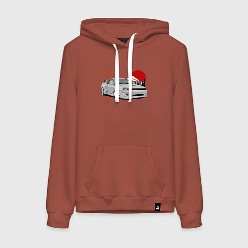 Женская толстовка-худи Celica gt-four st183 JDM / Кирпичный – фото 1