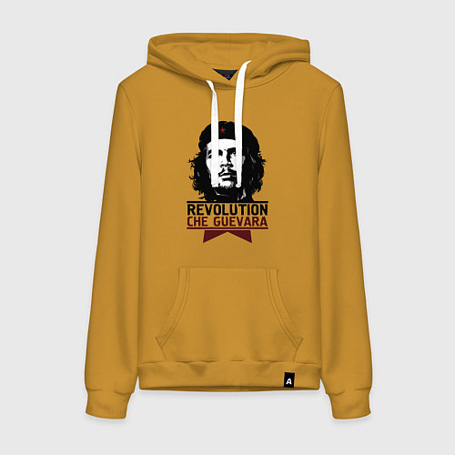 Женская толстовка-худи Revolution hero / Горчичный – фото 1