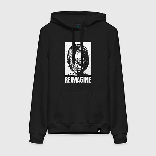 Женская толстовка-худи Переосмысление / Черный – фото 1