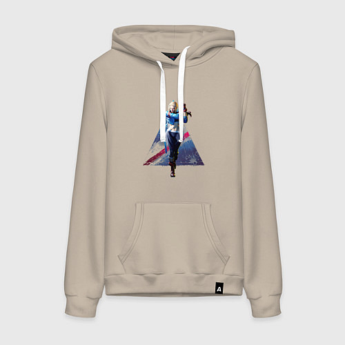 Женская толстовка-худи Street Fighter 6 Cammy / Миндальный – фото 1