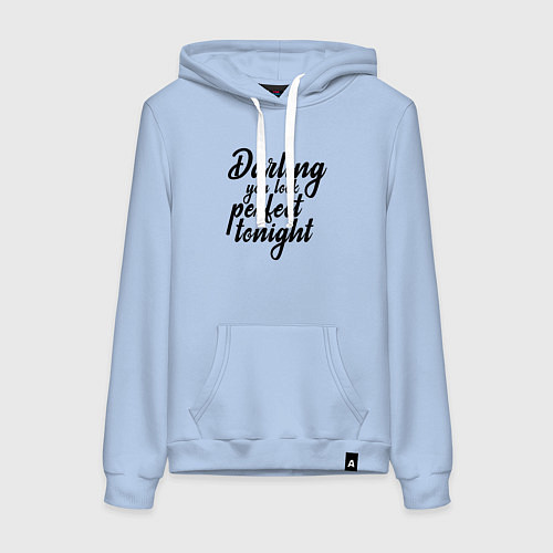 Женская толстовка-худи Ed Sheeran Perfect Lyrics / Мягкое небо – фото 1