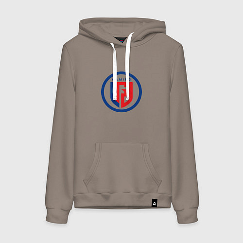 Женская толстовка-худи PSG LGD logo / Утренний латте – фото 1