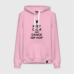 Женская толстовка-худи Keep calm and dance hip hop