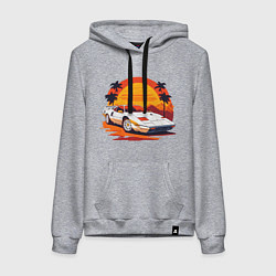 Женская толстовка-худи Ретро Феррари