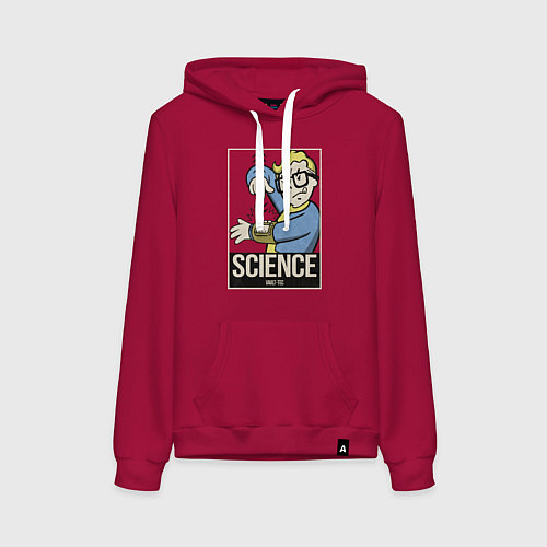 Женская толстовка-худи Vault science / Маджента – фото 1