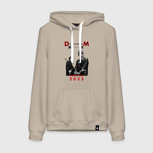 Женская толстовка-худи Depeche Mode 2023 Memento Mori - Dave & Martin 03 / Миндальный – фото 1