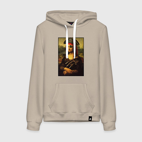 Женская толстовка-худи Gioconda - pirat / Миндальный – фото 1