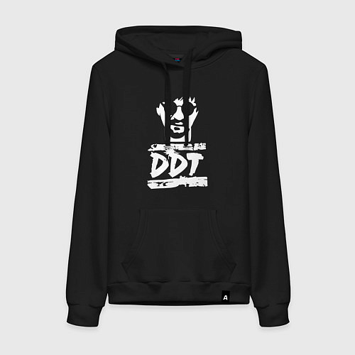 Женская толстовка-худи DDT - Юрий Шевчук / Черный – фото 1