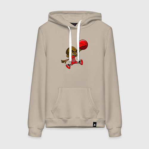 Женская толстовка-худи Baby Jordan / Миндальный – фото 1