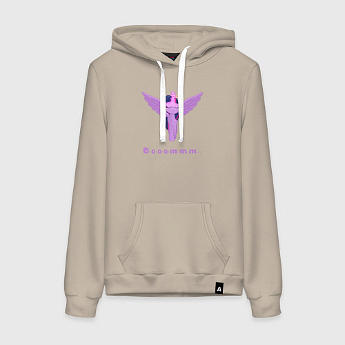 Женская толстовка-худи Твайлайт Спаркл в медитации / Миндальный – фото 1