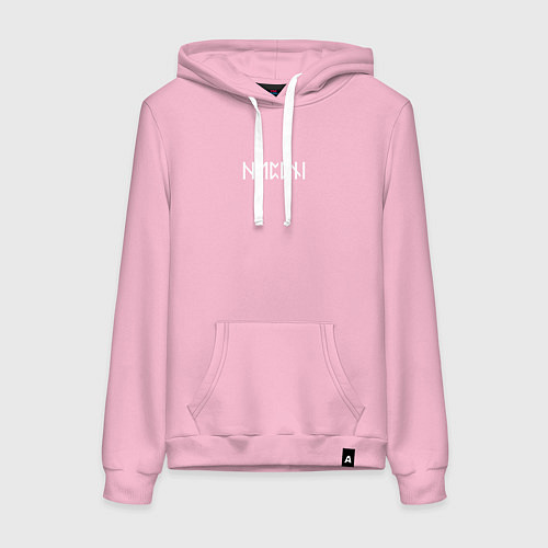 Женская толстовка-худи Руна счастья / Светло-розовый – фото 1