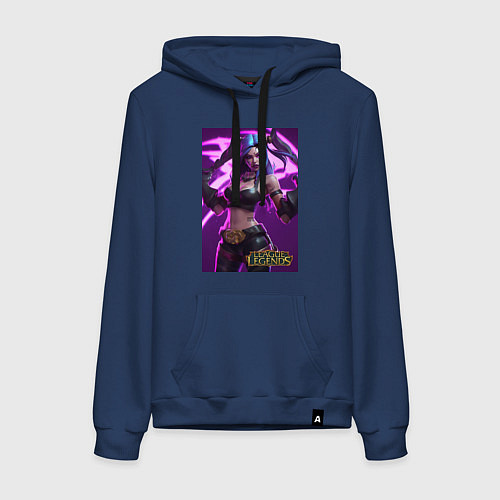 Женская толстовка-худи League of Legends Akali Kda / Тёмно-синий – фото 1