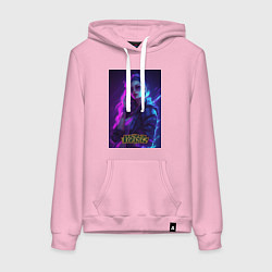 Толстовка-худи хлопковая женская League of Legends Kaisa Kda, цвет: светло-розовый