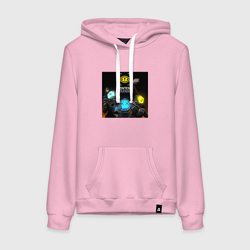 Женская толстовка-худи Игроки Content Warning / Светло-розовый – фото 1