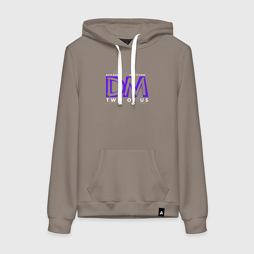 Женская толстовка-худи Depeche Mode - Two of us / Утренний латте – фото 1