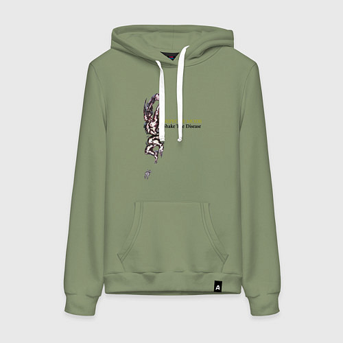 Женская толстовка-худи Depeche Mode - Shake the disease single / Авокадо – фото 1