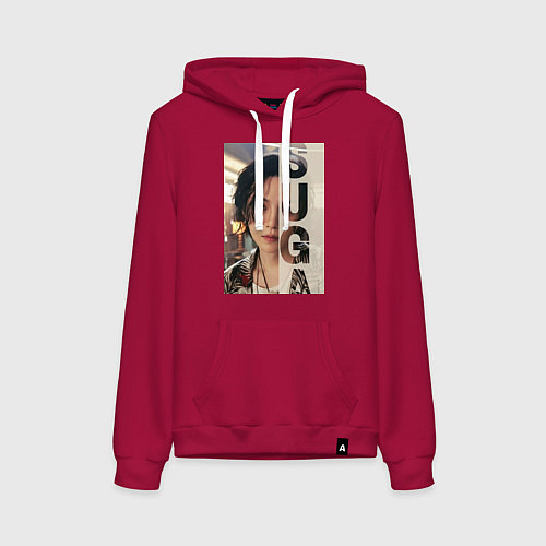 Женская толстовка-худи Agust D / Маджента – фото 1