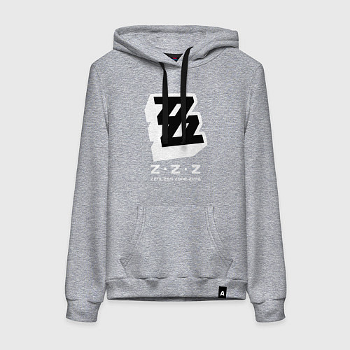 Женская толстовка-худи Zenless zone zero лого / Меланж – фото 1