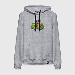 Женская толстовка-худи Телевизионная семья