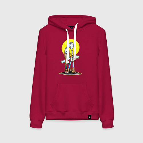 Женская толстовка-худи Чудики / Маджента – фото 1