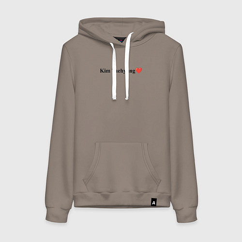 Женская толстовка-худи BTS Kim Tae-hyung / Утренний латте – фото 1