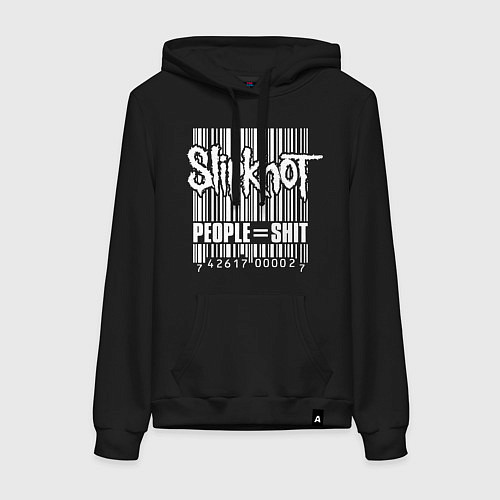 Женская толстовка-худи Slipknot - people shit / Черный – фото 1