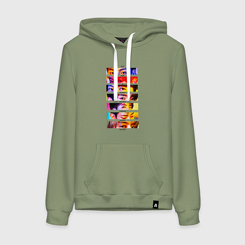 Женская толстовка-худи Got7 все участники группы / Авокадо – фото 1