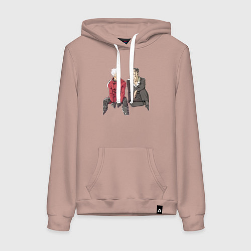 Женская толстовка-худи Магическая битва Сатору Сугуру Гэто / Пыльно-розовый – фото 1