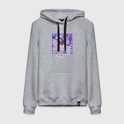 Женская толстовка-худи Зеле / Меланж – фото 1