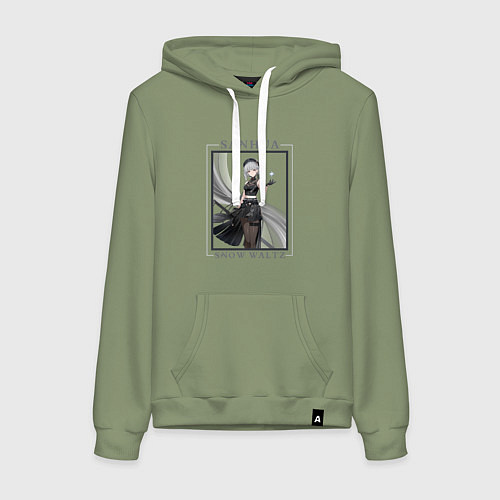 Женская толстовка-худи Sanhua Snow Waltz / Авокадо – фото 1