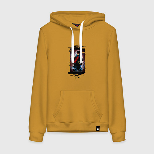 Женская толстовка-худи Error undertale / Горчичный – фото 1