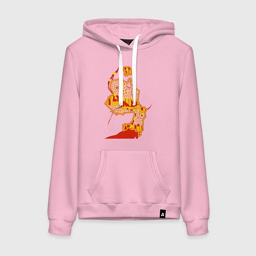 Женская толстовка-худи НСК / Светло-розовый – фото 1