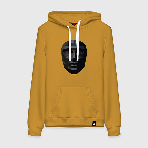 Женская толстовка-худи Маска босса / Горчичный – фото 1