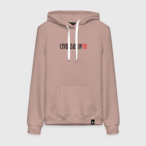 Женская толстовка-худи Civilization VII / Пыльно-розовый – фото 1