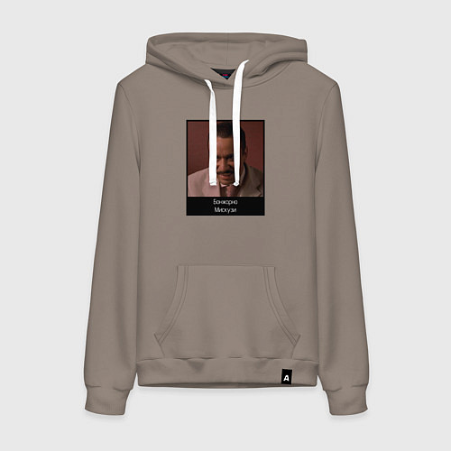 Женская толстовка-худи Бонжорно Мискузи мем Евротур / Утренний латте – фото 1