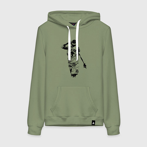 Женская толстовка-худи Allen Iverson NBA / Авокадо – фото 1