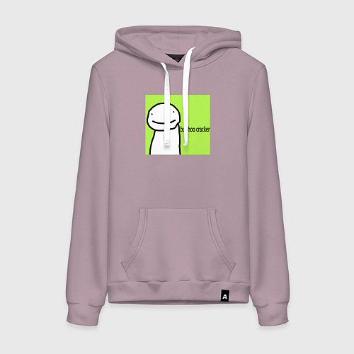 Женская толстовка-худи Dream boohoo cracker Minecraft / Сиреневый – фото 1
