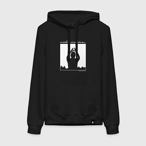 Женская толстовка-худи Depeche Mode world violation / Черный – фото 1