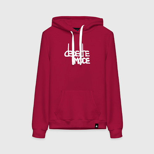 Женская толстовка-худи Depeche Mode - exciter logo / Маджента – фото 1