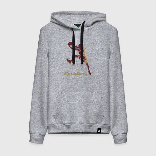 Женская толстовка-худи Baller Cavaliers / Меланж – фото 1