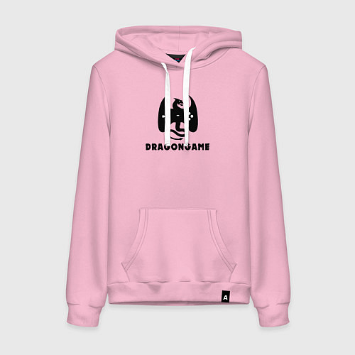 Женская толстовка-худи Игра дракона / Светло-розовый – фото 1