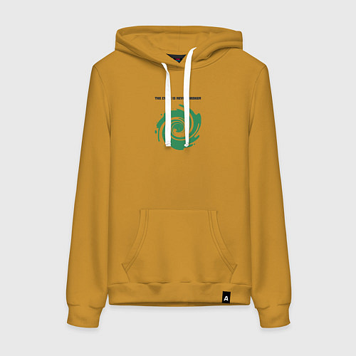 Женская толстовка-худи Круговорот / Горчичный – фото 1